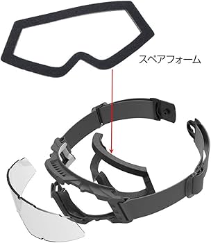 Amazon | [LayLax][SWANS] スペアフォーム (2個入り) タクティカル